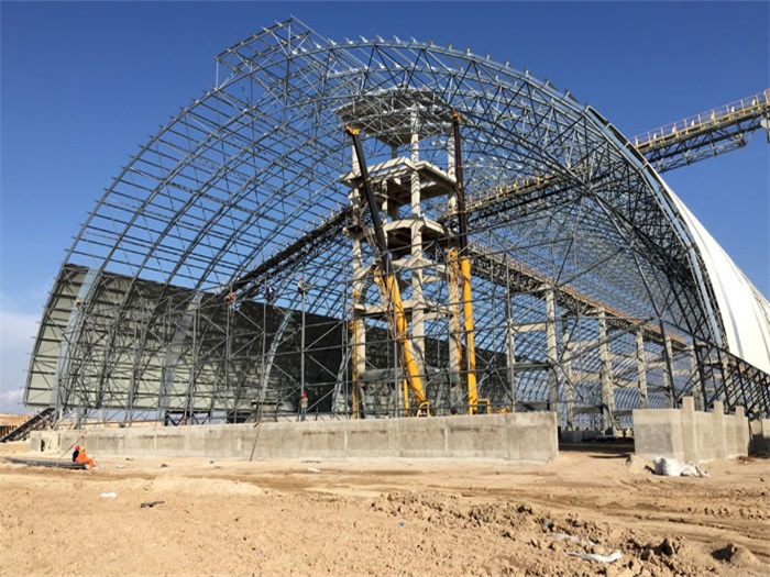 济源煤机油桶翘工程网架